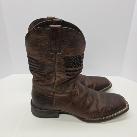 Ariat Men's Circuit Patriot Weathered Brown Boots 10029699 Size 13 D